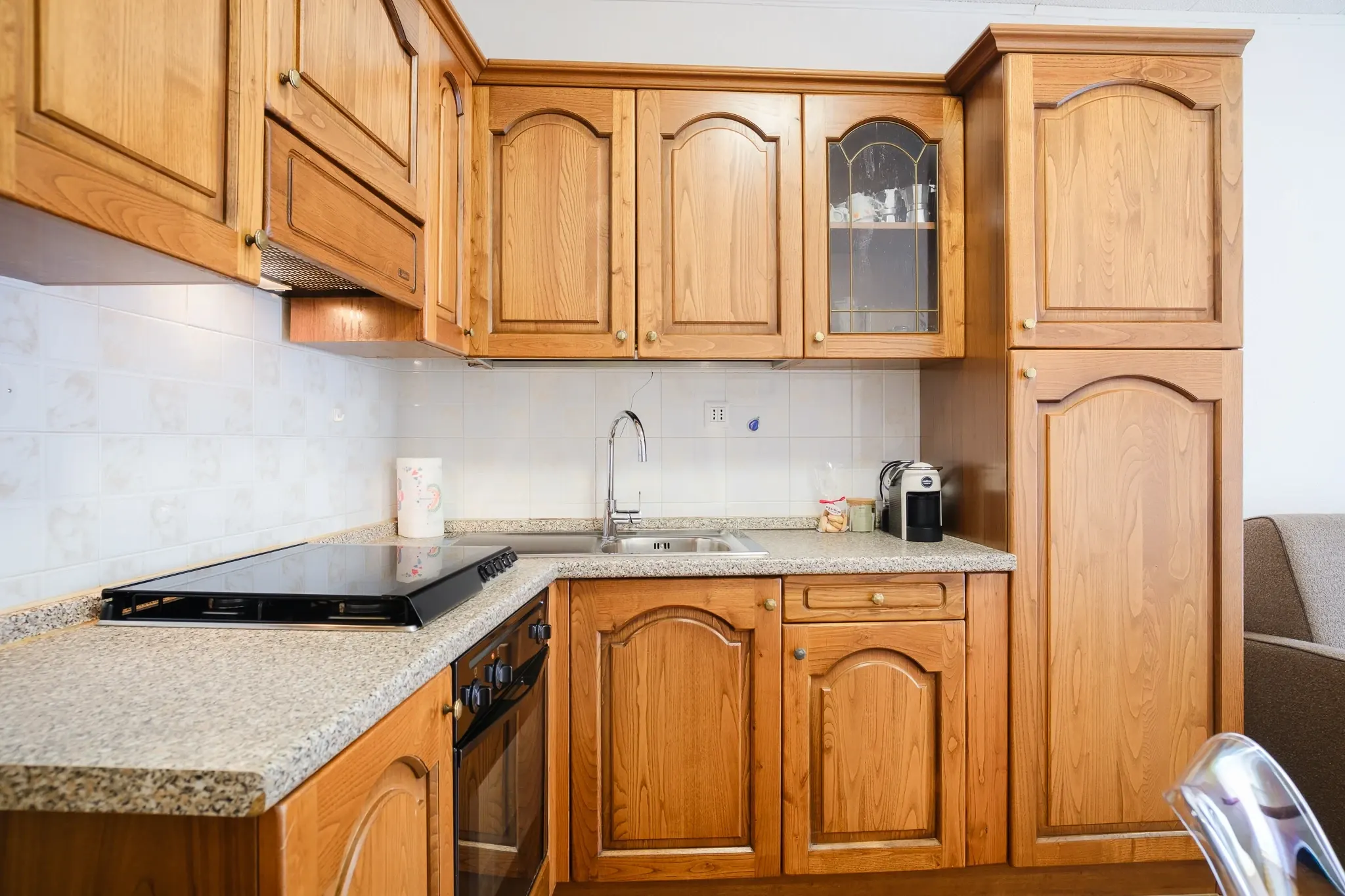 The wooden kitchen of Ruta